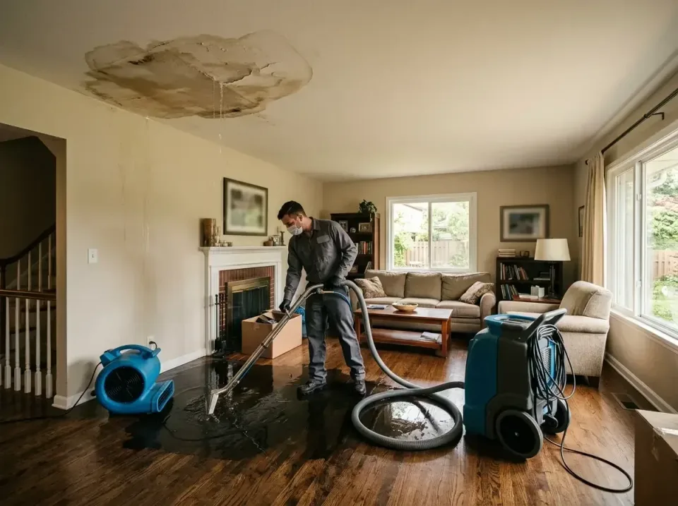 attic-pipe-burst-ceiling-drip-008 — frequently asked questions, Water Damage Restoration & Carpet Care in Guin, AL